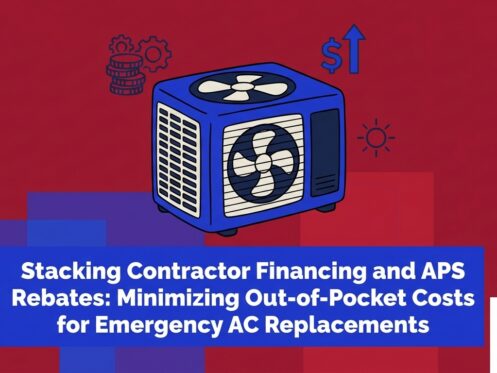 Stacking Contractor Financing and APS Rebates: Minimizing Out-of-Pocket Costs for Emergency AC Replacements — featured image