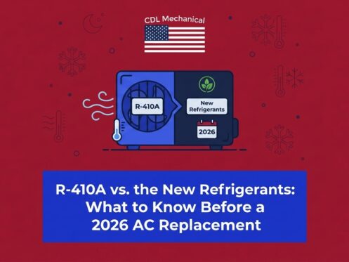 R-410A vs. the New Refrigerants: What to Know Before a 2026 AC Replacement — featured image
