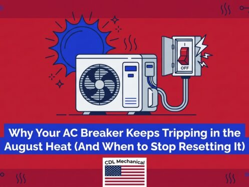 Why Your AC Breaker Keeps Tripping in the August Heat (And When to Stop Resetting It) — featured image