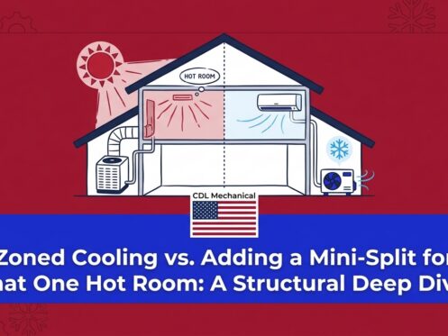 Zoned Cooling vs. Adding a Mini-Split for that One Hot Room: A Structural Deep Dive — featured image
