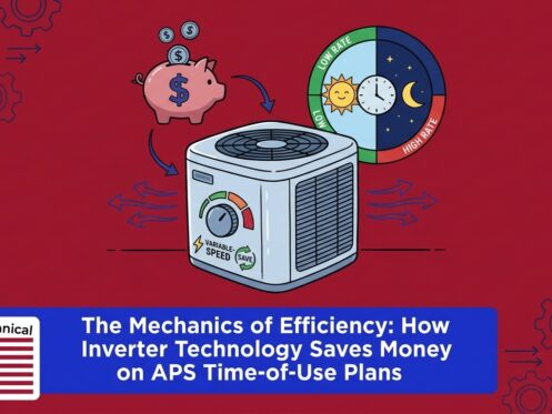 The Mechanics of Efficiency: How Inverter Technology Saves Money on APS Time-of-Use Plans — featured image