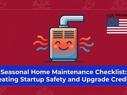Seasonal Home Maintenance Checklist: Heating Startup Safety and Upgrade Credits — featured image