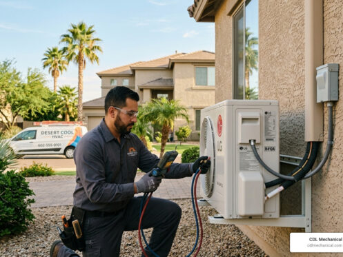 central air vs mini split for the phoenix west valley homes
