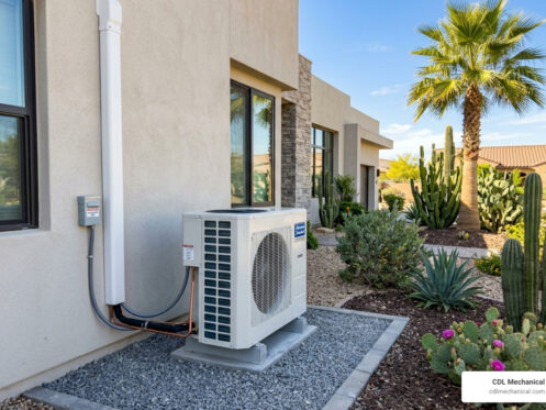 high efficiency HVAC system installed in a Glendale Arizona home